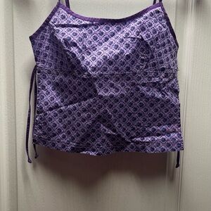 Vintage Anchor Blue Purple Floral Camisole